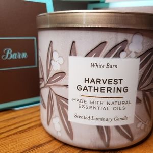 Bath & Body Works / Harvest Gathering Luminary 3-Wick Candle